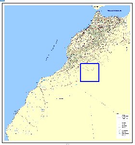 carte de Maroc