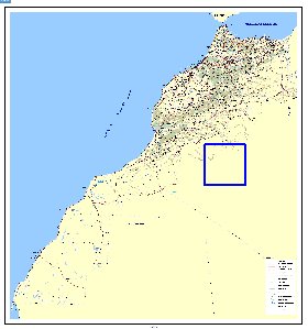 carte de Maroc