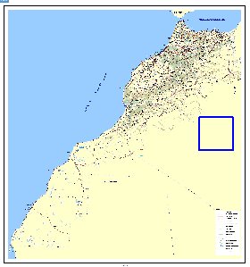 carte de Maroc