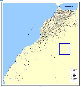 carte de Maroc