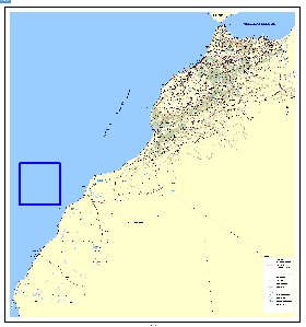 carte de Maroc