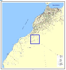 carte de Maroc