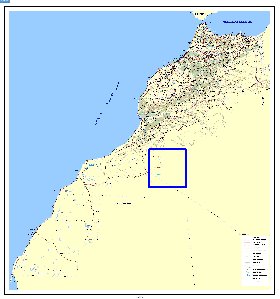 carte de Maroc