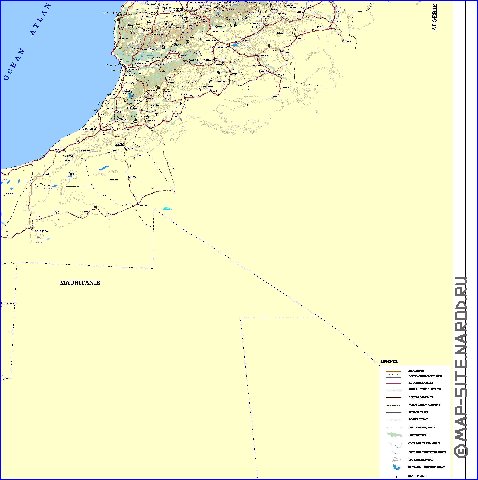 carte de Maroc