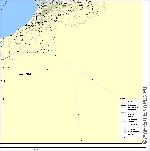 carte de Maroc