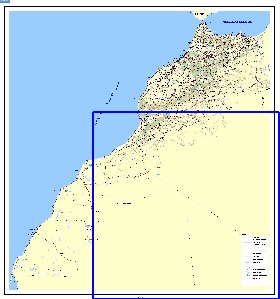 carte de Maroc