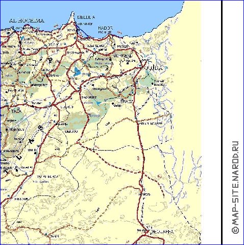 carte de Maroc