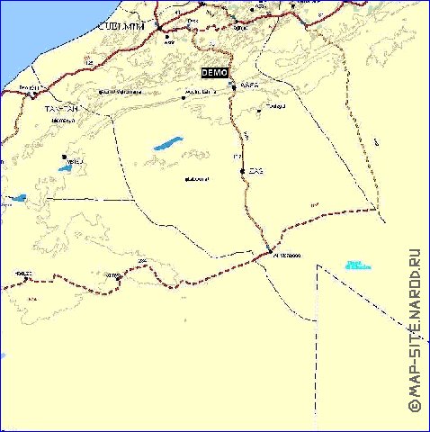 carte de Maroc