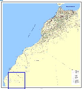 carte de Maroc