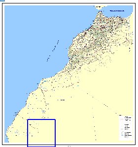 carte de Maroc