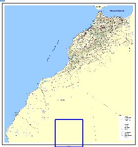 carte de Maroc