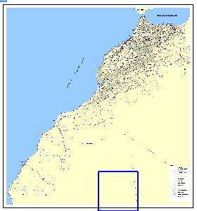 carte de Maroc