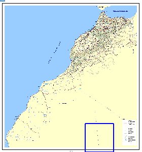 carte de Maroc