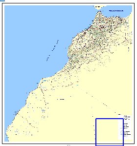 carte de Maroc