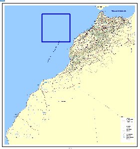 carte de Maroc