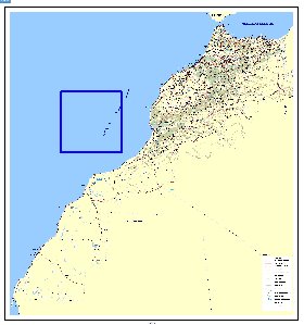 carte de Maroc