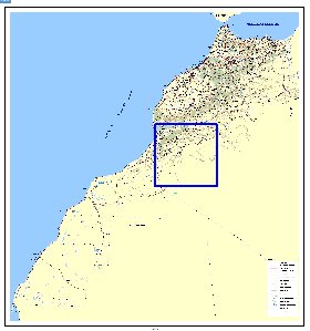 carte de Maroc