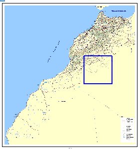 carte de Maroc