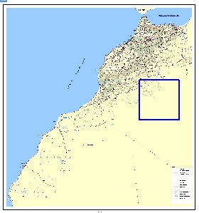 carte de Maroc