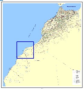 carte de Maroc