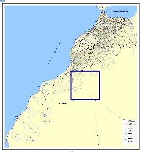 carte de Maroc