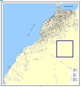 carte de Maroc