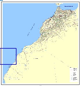 carte de Maroc