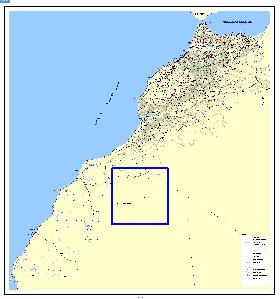 carte de Maroc