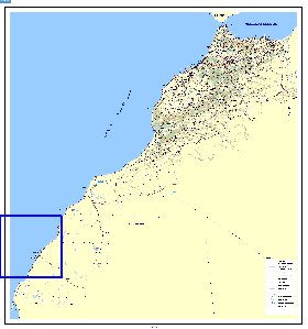 carte de Maroc