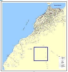 carte de Maroc