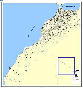 carte de Maroc