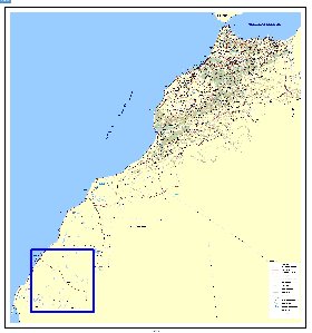 carte de Maroc