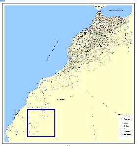 carte de Maroc