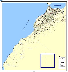 carte de Maroc