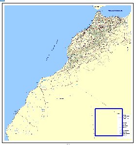 carte de Maroc