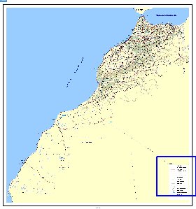 carte de Maroc