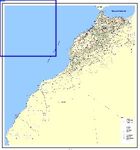 carte de Maroc