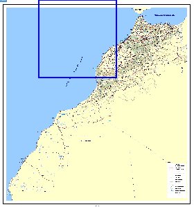 carte de Maroc