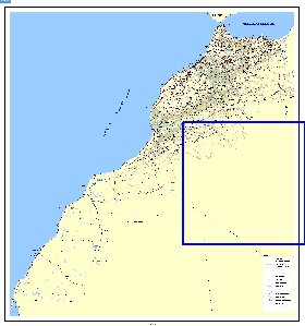 carte de Maroc