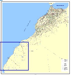 carte de Maroc