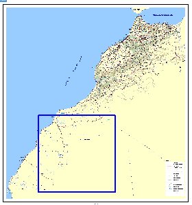 carte de Maroc