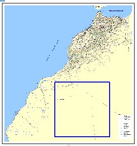 carte de Maroc