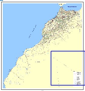 carte de Maroc