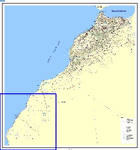 carte de Maroc