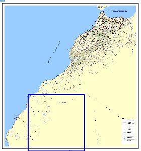 carte de Maroc