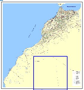 carte de Maroc