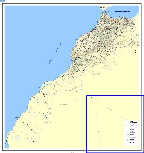 carte de Maroc