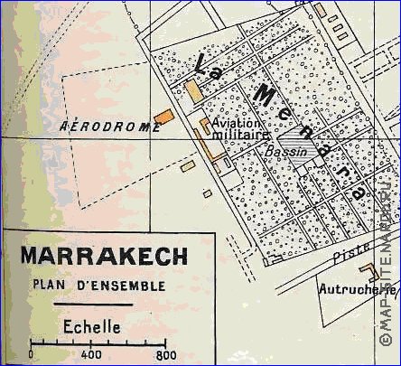 carte de Marrakech