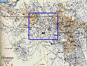 mapa de Marraquexe em frances