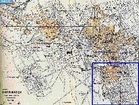 carte de Marrakech